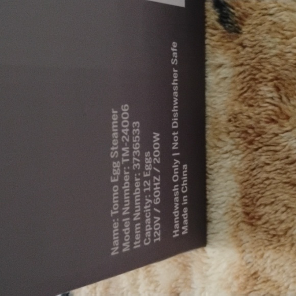 New Tomo Egg Steamer - Picture 3 of 3